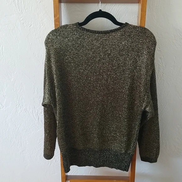 VINTAGE PIERRE CARDIN METALLIC SWEATER SIZE LARGE - Picture 7 of 7